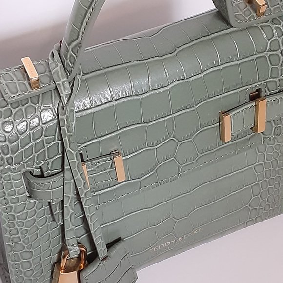 🌸BNIB Teddy Blake Ava Croco Gold DISCONTINUED 9"🌸 - Picture 2 of 12